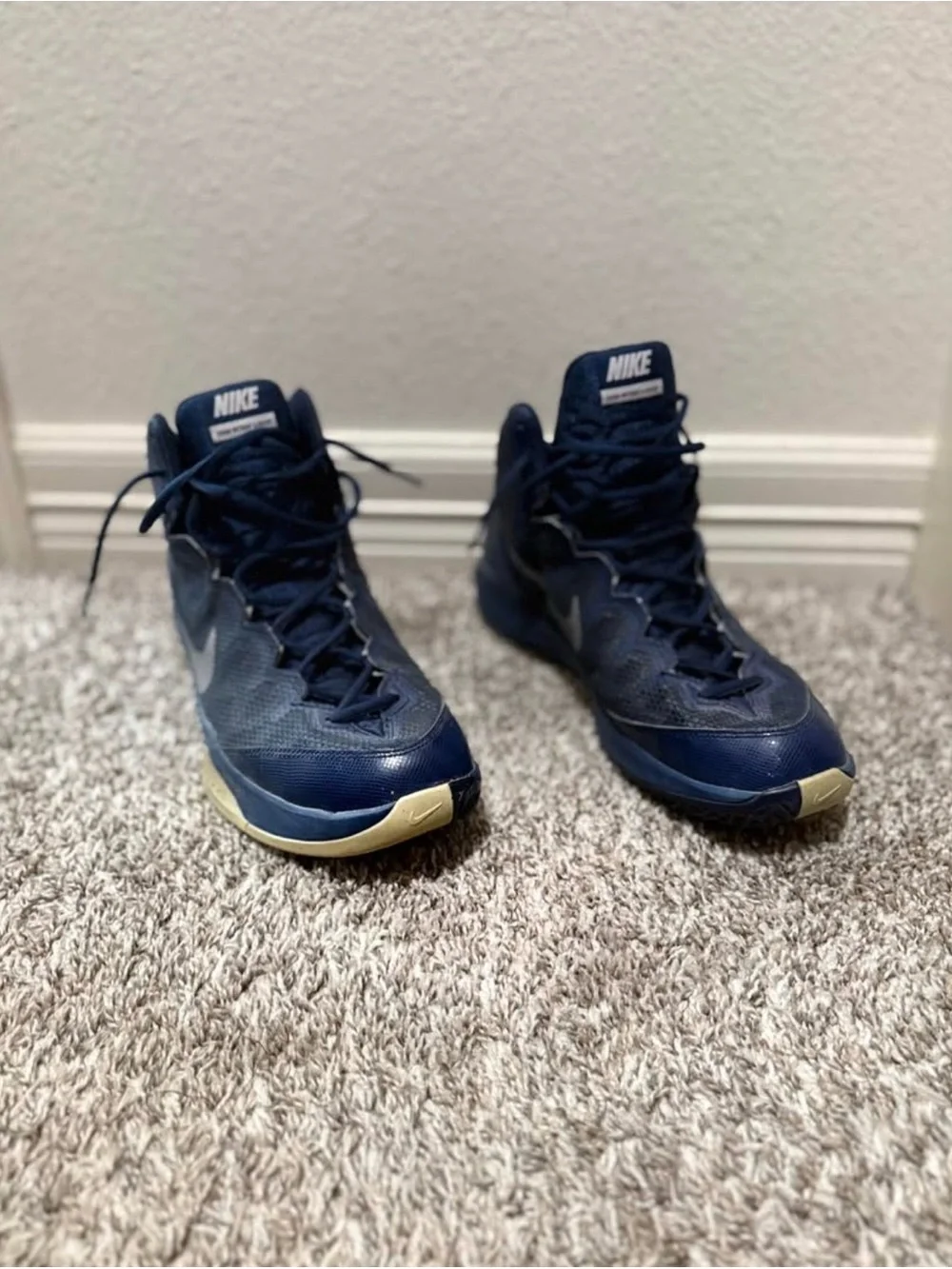 Nike Shoes Mens 11.5 Blue Zoom Without A Doubt Basketball Sneakers